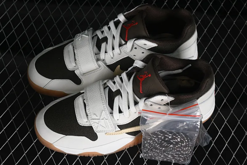 All categories Air Jordan Jordan series basketball shoes Air Jordan 1 Low LW version Travis Scott x Jordan Cut The Check AJ1 Joe 1 hook and loop fashion basketball shoes FZ8117-100